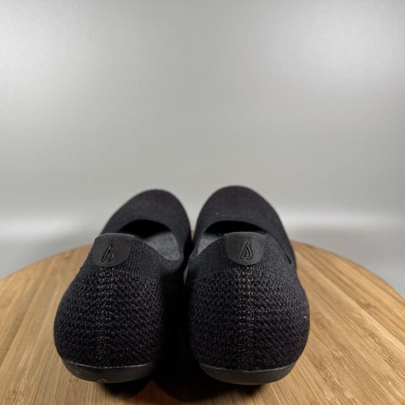 Allbirds Tree Breezers Shoes Women’s 9 Black Knit Ballet Flats - Picture 4 of 6